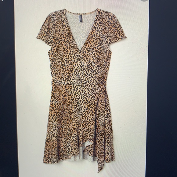 H&M cheetah print wrap dress - Picture 5 of 5
